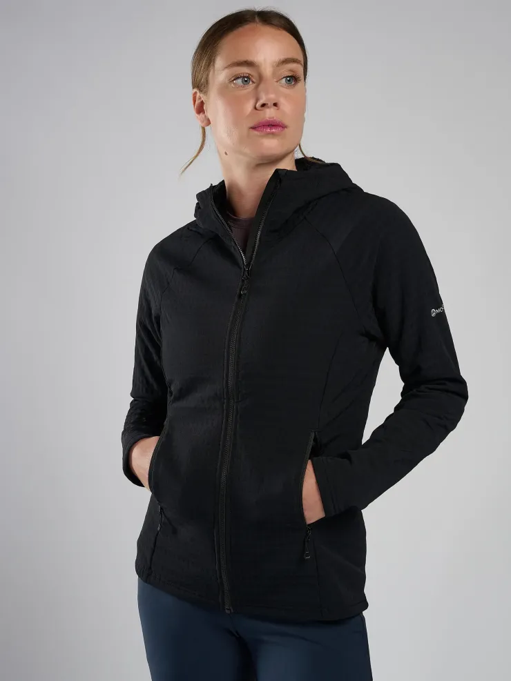 Fleece & Mid Layer-Montane Womens Protium XT Hoodie - Black