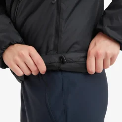 Insulated Jackets-Montane Womens Respond Hoodie - Black
