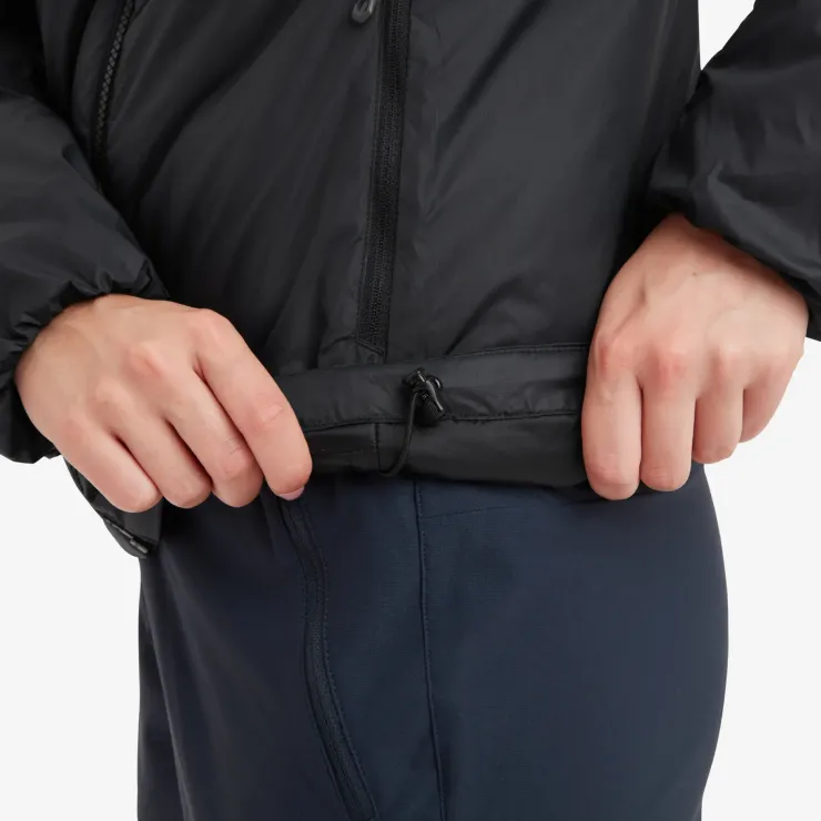 Insulated Jackets-Montane Womens Respond Hoodie - Black