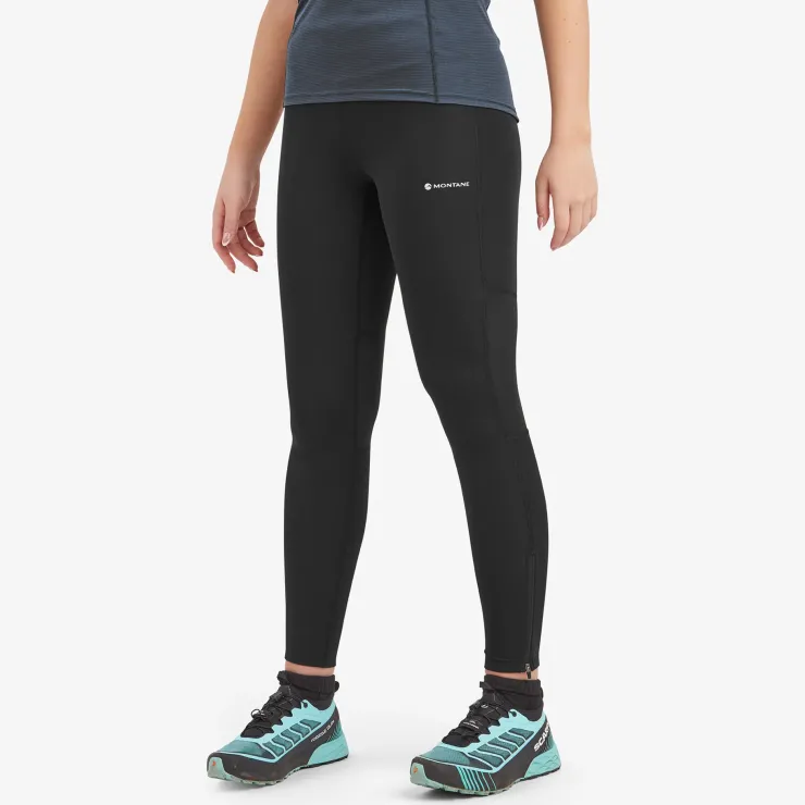Trousers & Leggings-Montane Womens Slipstream Trail Tights - Black