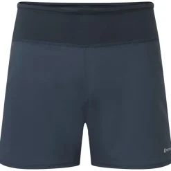 Shorts & Skirts-Montane Womens Slipstream Twin Skin Shorts - Eclipse Blue
