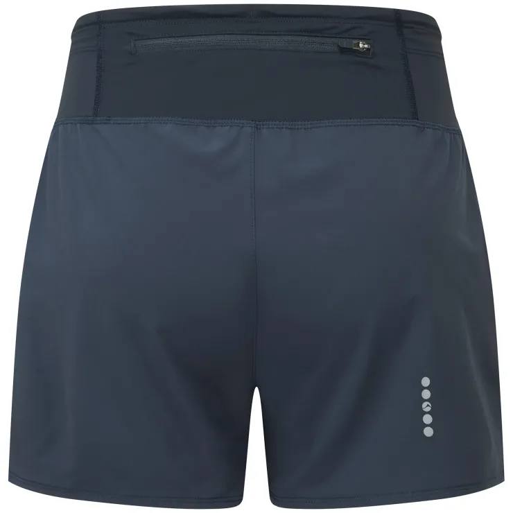 Shorts & Skirts-Montane Womens Slipstream Twin Skin Shorts - Eclipse Blue