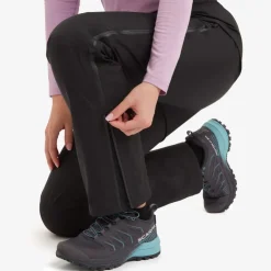 Waterproof Trousers-Montane Womens Solution Pants - Black