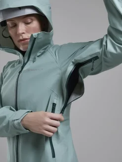 Waterproof Jackets-Montane Womens Torren Waterproof Jacket - Sea Mist