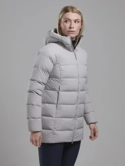 Insulated Jackets-Montane Womens Tundra Hoodie - Oyster