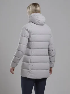 Insulated Jackets-Montane Womens Tundra Hoodie - Oyster