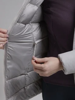 Insulated Jackets-Montane Womens Tundra Hoodie - Oyster