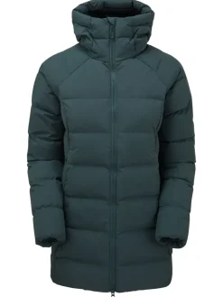Insulated Jackets-Montane Womens Tundra Hoodie - Deep Forest