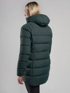 Insulated Jackets-Montane Womens Tundra Hoodie - Deep Forest