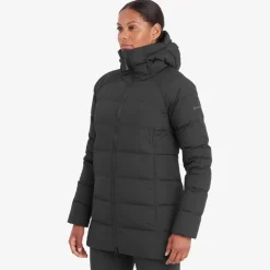 Insulated Jackets-Montane Womens Tundra Hoodie - Black