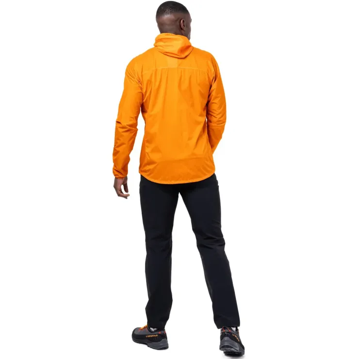Softshell Jackets-Mountain Equipment Mens Aerofoil Hooded Jacket - Ember