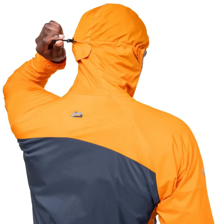 Softshell Jackets-Mountain Equipment Mens Aerotherm Jacket - Atlantic-Blue Nights