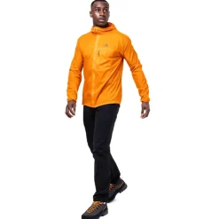 Softshell Jackets-Mountain Equipment Mens Aerofoil Hooded Jacket - Blue Nights