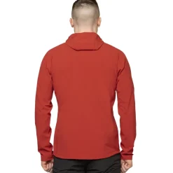 Softshell Jackets-Mountain Equipment Mens Arrow 1/4 Zip - Anvil-Redrock