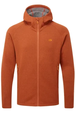 Fleece & Mid Layer-Mountain Equipment Mens Braldu Hooded Jacket - Rust