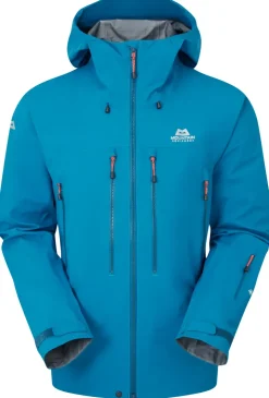 Waterproof Jackets-Mountain Equipment Mens Changabang Jacket - Mykonos Blue