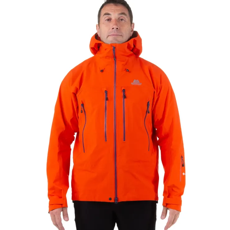 Waterproof Jackets-Mountain Equipment Mens Changabang Jacket - Cardinal Orange