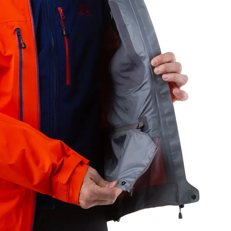 Waterproof Jackets-Mountain Equipment Mens Changabang Jacket - Cardinal Orange