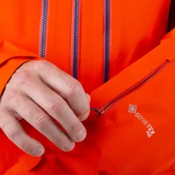 Waterproof Jackets-Mountain Equipment Mens Changabang Jacket - Cardinal Orange