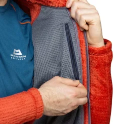 Fleece & Mid Layer-Mountain Equipment Mens Concordia Jacket - Red Rock