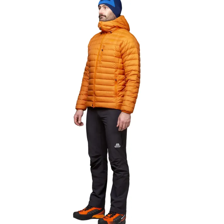 Insulated Jackets-Mountain Equipment Mens Earthrise Hooded Jacket - Black-Black