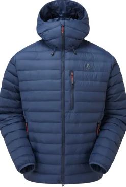 Insulated Jackets-Mountain Equipment Mens Earthrise Hooded Jacket - Dusk