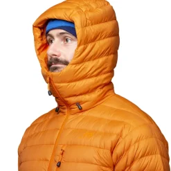 Insulated Jackets-Mountain Equipment Mens Earthrise Hooded Jacket - Dusk