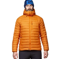 Insulated Jackets-Mountain Equipment Mens Earthrise Hooded Jacket - Pine-Fern