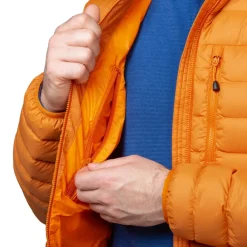 Insulated Jackets-Mountain Equipment Mens Earthrise Hooded Jacket - Pine-Fern