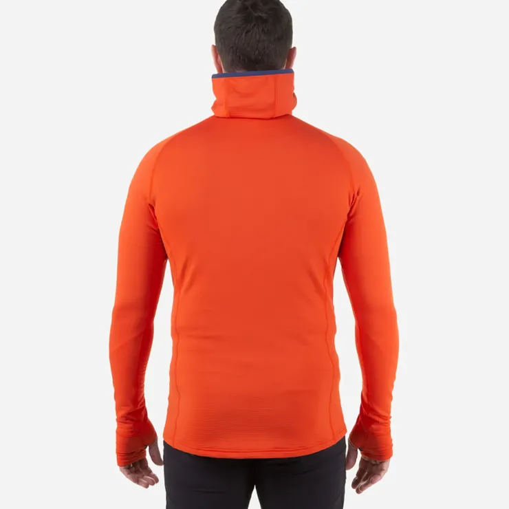 Fleece & Mid Layer-Mountain Equipment Mens Eclipse Hooded Zip-T - Fern