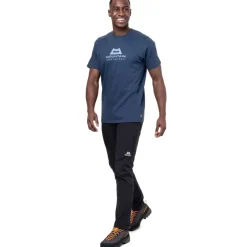 T-Shirts & Baselayers-Mountain Equipment Mens Emblem Tee - Olive Oil