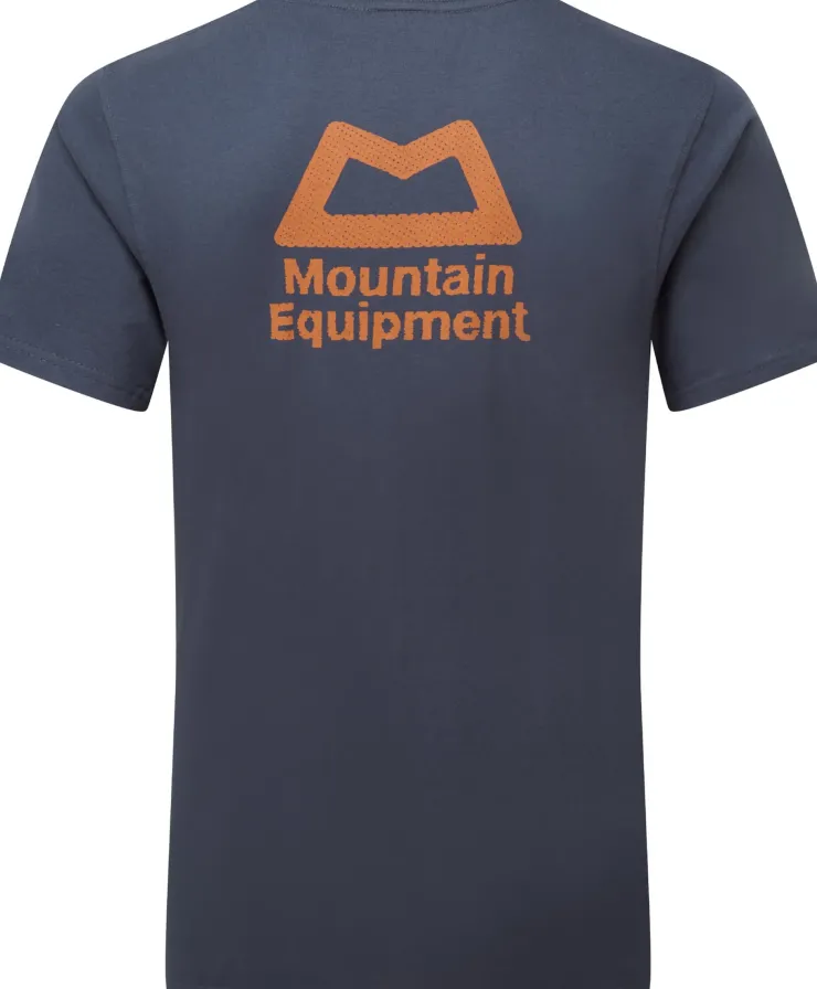 T-Shirts & Baselayers-Mountain Equipment Mens Everest Tee - Ombre Blue