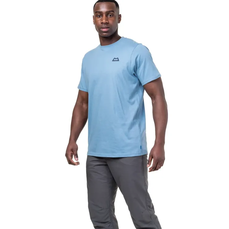 T-Shirts & Baselayers-Mountain Equipment Mens Everest Tee - Ombre Blue