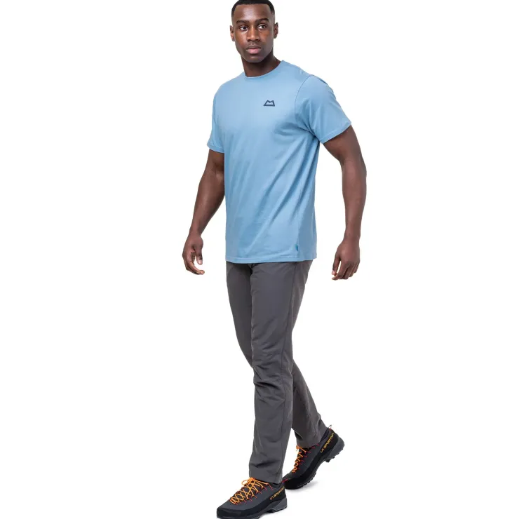 T-Shirts & Baselayers-Mountain Equipment Mens Everest Tee - Heritage Blue