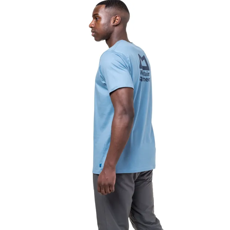 T-Shirts & Baselayers-Mountain Equipment Mens Everest Tee - Heritage Blue
