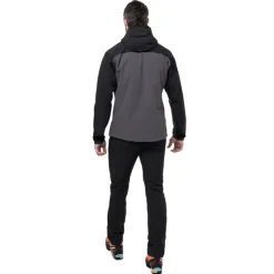 Softshell Jackets-Mountain Equipment Mens Frontier Jacket - Anvil Grey-Black