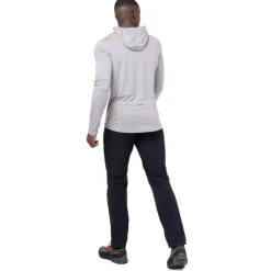 T-Shirts & Baselayers-Mountain Equipment Mens Glace Hooded Top - Mist