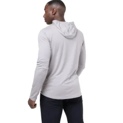 T-Shirts & Baselayers-Mountain Equipment Mens Glace Hooded Top - Mist