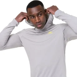 T-Shirts & Baselayers-Mountain Equipment Mens Glace Hooded Top - Mist
