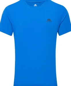 T-Shirts & Baselayers-Mountain Equipment Mens Groundup Tee - Atlantic Blue
