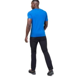 T-Shirts & Baselayers-Mountain Equipment Mens Groundup Tee - Atlantic Blue