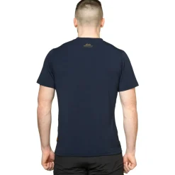T-Shirts & Baselayers-Mountain Equipment Mens Groundup Skyline Tee - Atlantic Blue