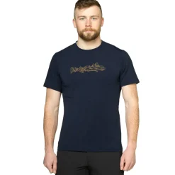 T-Shirts & Baselayers-Mountain Equipment Mens Groundup Skyline Tee - Cactus