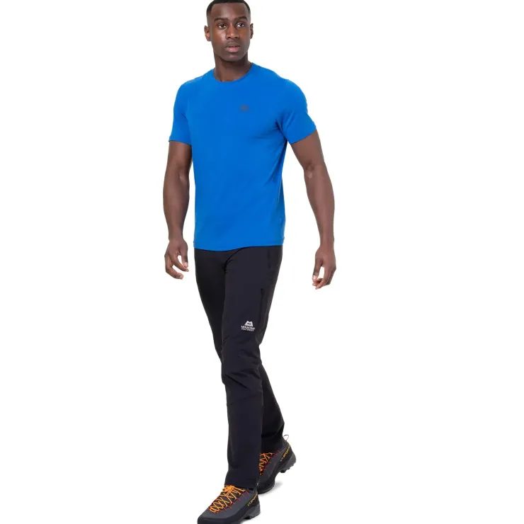 T-Shirts & Baselayers-Mountain Equipment Mens Groundup Tee - Cosmos Stripe