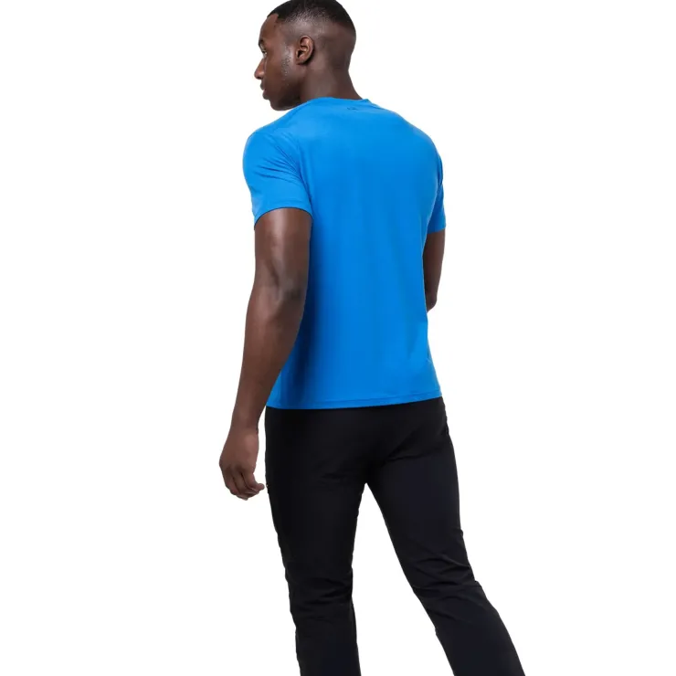 T-Shirts & Baselayers-Mountain Equipment Mens Headpoint Tee - Atlantic Blue