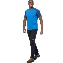 T-Shirts & Baselayers-Mountain Equipment Mens Headpoint Block Tee - Sage-Flint