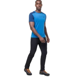 T-Shirts & Baselayers-Mountain Equipment Mens Headpoint Block Tee - Vine-Cactus
