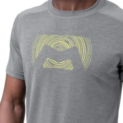 T-Shirts & Baselayers-Mountain Equipment Mens Headpoint Graphic Tee - Atlantic Blue