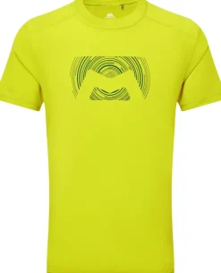 T-Shirts & Baselayers-Mountain Equipment Mens Headpoint Graphic Tee - Vine Green