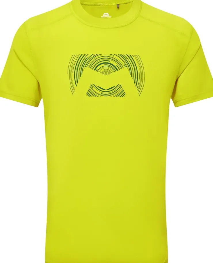 T-Shirts & Baselayers-Mountain Equipment Mens Headpoint Graphic Tee - Vine Green